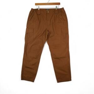 CQR Pants Mens 38x32 Copper Brown Tactical Series Raider Duratex Ripstop Cargo
